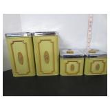 VINTAGE ECKO 4 PIECE CANISTER SET