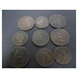 LOT OF OLD SPANISH COINS