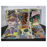 6 MARVEL COMIC BOOKS