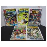 5 VINTAGE MARVEL COMIC BOOKS