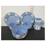 6pcs VINTAGE WEDGEWOOD-JASPERWARE DISHES