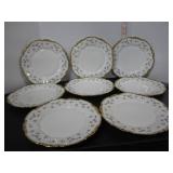 8 LIMOGES DINNER PLATES