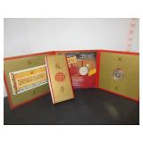 92.5 STERLING SILVER $15 COIN & STAMP SET