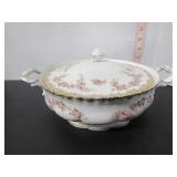 ROYAL ALBERT VINTAGE DIMITY ROSE SERVING DISH