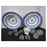 11 VINTAGE PIECES OF DISHES ETC.