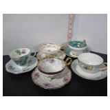 5 MISC. CUPS AND SAUCERS