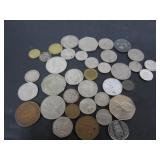 LARGE LOT OF OLD FOREIGN COINS