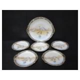 ANTIQUE HANDPAINTED NIPPON EGYPTIAN DISHES