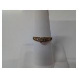 10KT-14KT DIAMOND SOLITARE RING