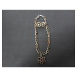 PAIR VINTAGE STERLING SILVER EARRINGS