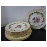 11 ROYAL WORCESTER FLORENCE PLATES