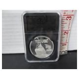 SILVER PLATED TITANIC COMMEMORATIVE COIN IN CASE