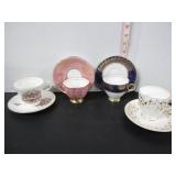 4 MISC. CUPS & SAUCERS