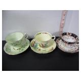 3 MISC. CUPS & SAUCERS