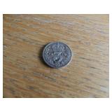 1918 SS BRITISH 3 PENCE COIN