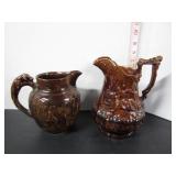 2 ROCKINGHAM PITCHERS