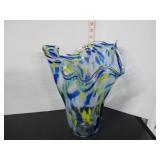 VERY LARGE ART GLASS VASE