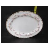 ROYAL ALBERT VTG. DIMITY ROSE LARGE OVAL PLATTER