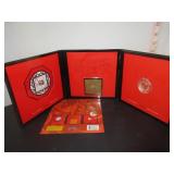 92.5 STERLING SILVER RCM 2002 $15 COIN & STAMP SET