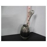 ARGENTINA GOLD & SILVER TONE CUP & STRAW