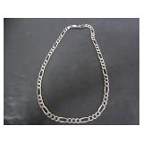 .925 ITALY SILVER HEAVY LINKED NECKLACE