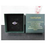 925 STERLING WITH PURPLE GEMSTONE AMETHYST?