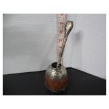 ARGENTINA GOLD & SILVER TONE CUP & STRAW