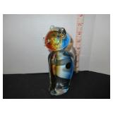 ELEGANT CHALET-MURANO ART GLASS CAT