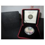 92.5 SILVER RCM 2004 50 CENT PROOF COIN IN CASE