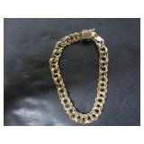 14 KT GOLD WOMENS BRACELET 15.5 GRAMS TOTAL WEIGHT