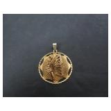 10KT GOLD BUTTERFLY PENDANT 10.46 GRAMS