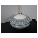WEDGEWOOD FLORENTINE TURQUOISE PATTERN DISH