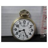 GOLD FILLED BALL CLEVLAN RAILROAD POCKET WATCH