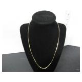 10KT YELLOW GOLD 5.51 GRAMS SLINK CHAIN