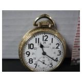 WORKING HAMILTON 10KT GOLD FILLED POCKET WATCH