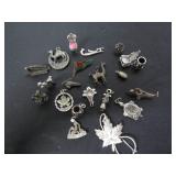 STERLING SILVER LOT OF CHARMS-PENDANTS