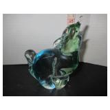 SIGNED CHALET ART GLASS SQUIRREL