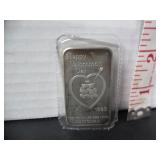 .999 1 TROY OUNCE FINE SILVER BAR