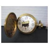 WORKING 'LABAR' BUFFALO BILL POCKET WATCH