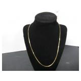 10KT YELLOW GOLD 19.5' BOX LINK CHAIN