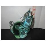 SIGNED CHALET ART GLASS SQUIRREL