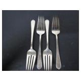4 STERLING 125 GRAMS INTERNATIONAL FORKS