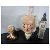 ROYAL DOULTON TOBY MUG & BUZFUZ FIGURINE