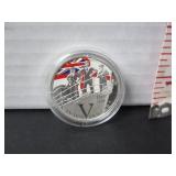 .999 SILVER 1945-2020 FINE PROOF CND. DOLLAR COIN