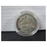 .925 SILVER 1980 GIBRALTAR 1 CROWN PROOF COIN