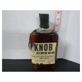 SEALED BOTTLE KNOB CREEK WHISKEY