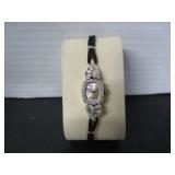 14KT GOLD & DIAMONG LONGINES LADIES WATCH
