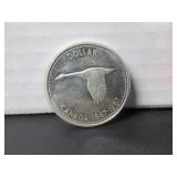 1967 SILVER CANADA CENTENNIAL ONE DOLLAR COIN
