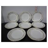8-AYNSLEY ARUNDEL PATTERN 6.25' PLATES