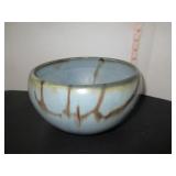 SCARCE BMP GREY-BROWN DRIP GLAZE BOWL